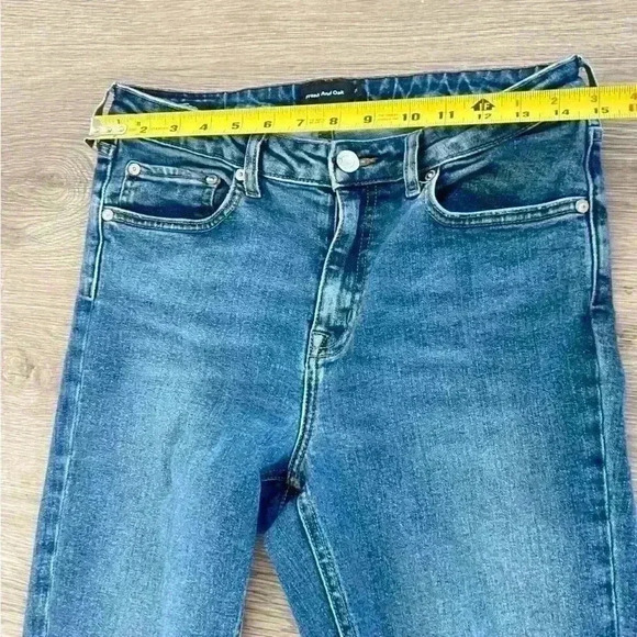 FRANK & OAK BLUE SKINNY JEANS SIZE 29 STRETCH DENIM - Picture 7 of 14